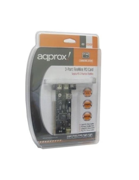 Tarjeta PCI Firewire Approx! APPPCIFW3PV2 3 puertos ieee1394