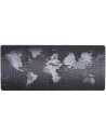 Subblim World XL Alfombrilla Gaming MapaMundi Negra