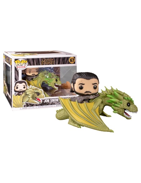 Figura pop FFK44448 juego de tronos jon snow rhaegal kiwiku.com