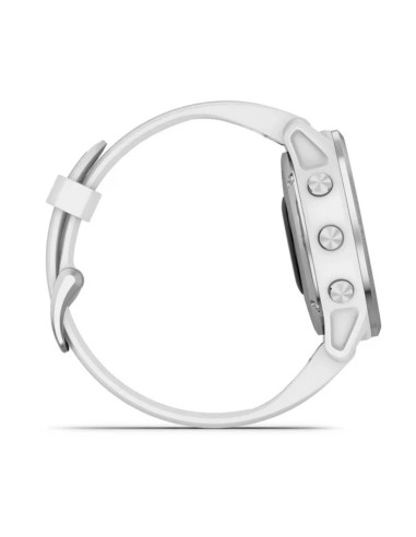 Garmin Fénix 6s Plata Blanco Con Correa Blanca Smartwatch Multideporte