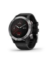 Garmin Fénix 6 Plata Negro Correa Negra Smartwatch Multideporte Gps Wifi Bluetooh