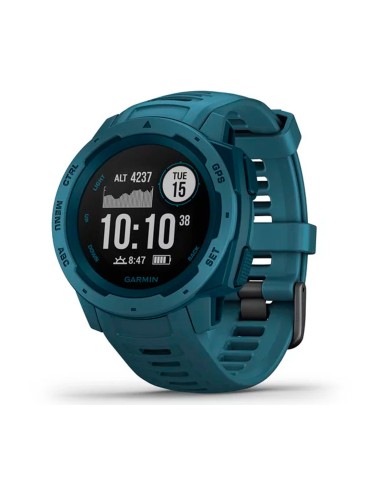 garmin instinct gps watch lakeside blue