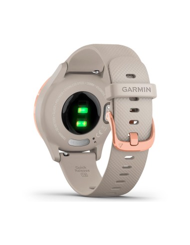 Garmin Vivomove 3s Oro Rosa Tundra Silicona Smartwatch 010-02238-02