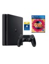 Consola Sony Ps4 Slim 1tb + Tu Cara Me Suena + Tarjeta Suscripción 12M