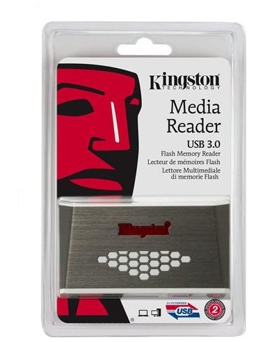 Lector de tarjetas Kingston Usb 3.0 High-speed Media Reader FCR-HS4