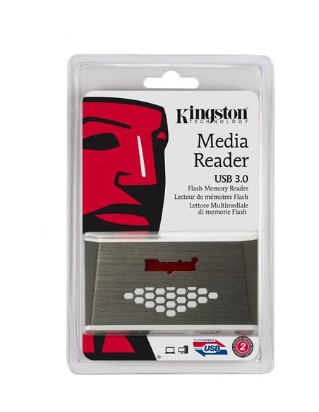 Lector de tarjetas Kingston Usb 3.0 High-speed Media Reader FCR-HS4