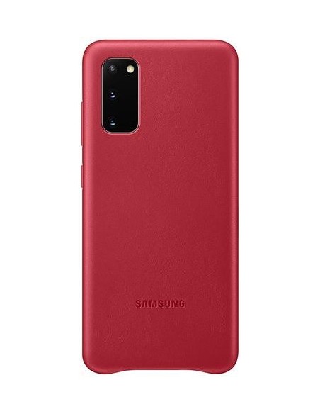 Mejor Precio Funda Samsung Galaxy S20 Piel Rojo EF-VG980LREGEU