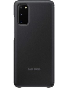 Comprar Funda Samsung Galaxy S20 clear view Negro EF-ZG980CBEGEU