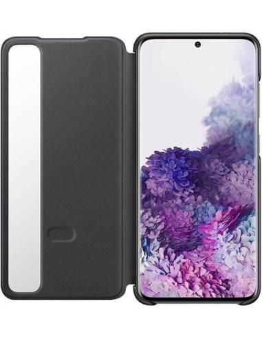 Comprar Funda Samsung Galaxy S20 clear view Negro EF-ZG980CBEGEU