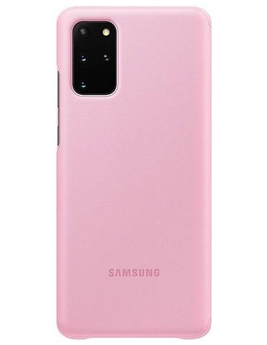 Oportunidad Funda Samsung Galaxy S20 Plus clear view cover rosa