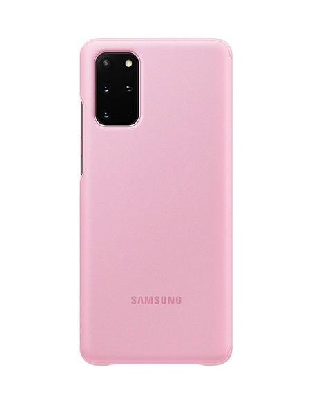 Oportunidad Funda Samsung Galaxy S20 Plus clear view cover rosa