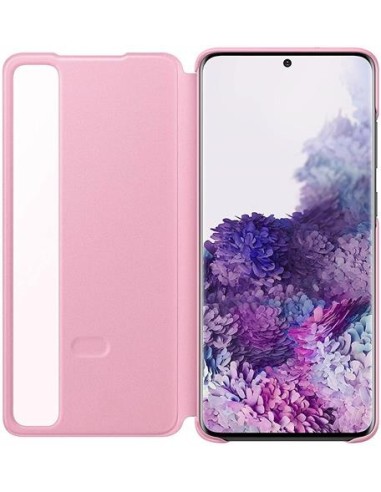 Oportunidad Funda Samsung Galaxy S20 Plus clear view cover rosa