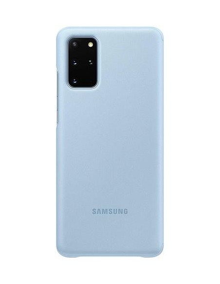 Ofertón Funda original samsung galaxy S20+ clear view azul