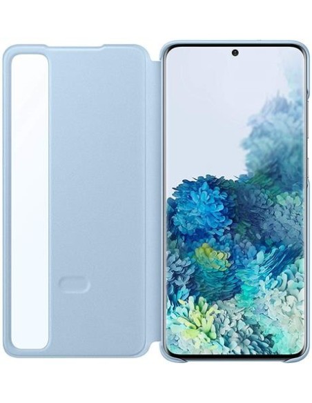 Ofertón Funda original samsung galaxy S20+ clear view azul