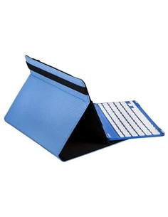 Oferta de Funda universal gripcase con teclado 9"-10.1" azul