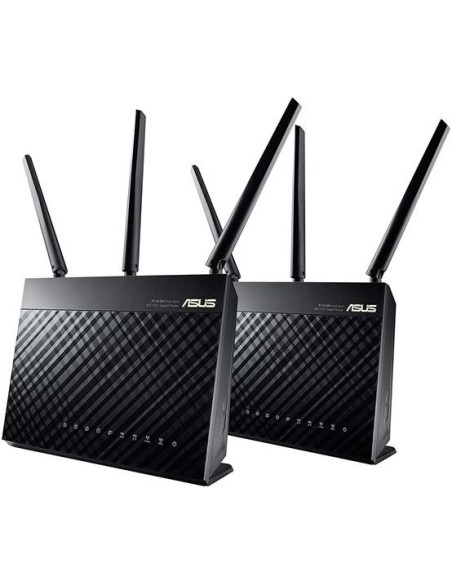 Asus 90IG00C0-BO3000 Pack 2 routers RT-AC68U Aimesh wifi