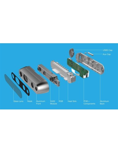 Ofertón Intel RealSense Depth Camera D435 Full HD-Webcam Blanco