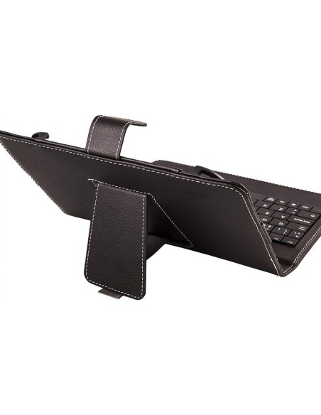 Funda universal con teclado para tablet de 9'' - 10.1'' negro