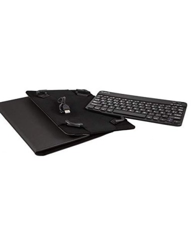 Funda universal gripcase con teclado (9" - 10.1") negro