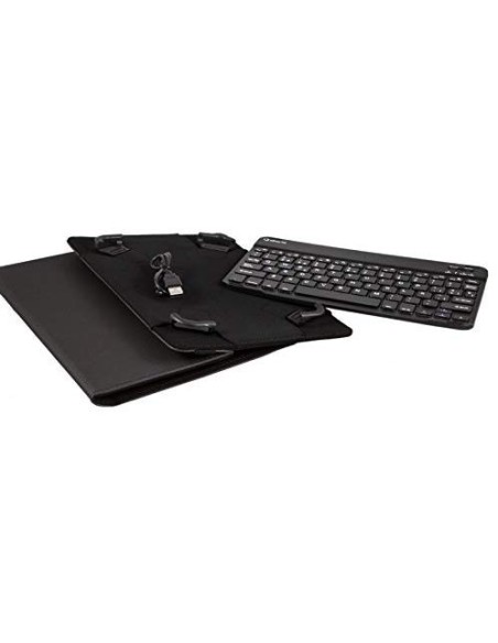 Funda universal gripcase con teclado (9" - 10.1") negro