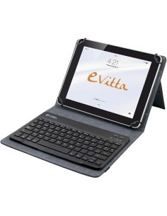 Funda con Teclado Bluetooth Tablet de 9.7" a 10.1" Rojo