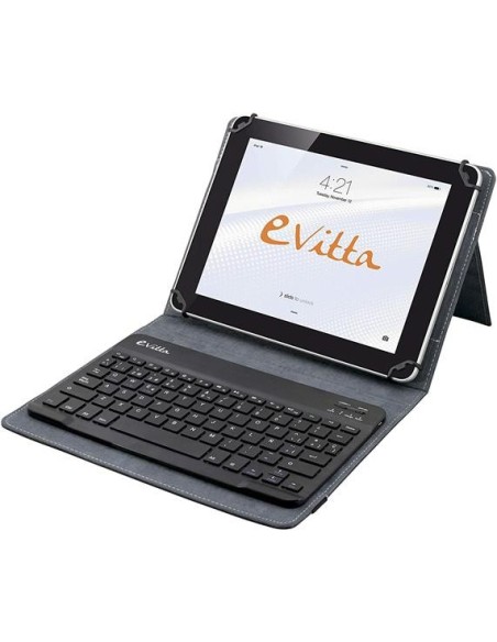 Funda con Teclado Bluetooth Tablet de 9.7" a 10.1" Rojo