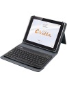 E-Vitta Keytab - Funda con Teclado y Bluetooth para Tablet de 9.7" a 10.1" Rojo