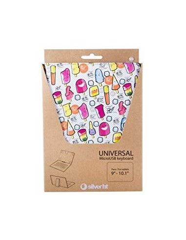 Funda Universal Estampada Teclado Tablet 9-10.1 Cool Ice Pop