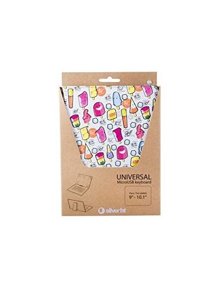 Funda Universal Estampada Teclado Tablet 9-10.1 Cool Ice Pop