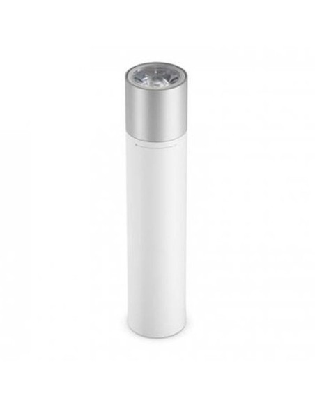 Xiaomi power bank linterna 3.250mah bateria portatil blanco