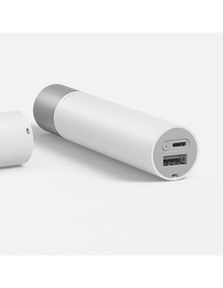 Xiaomi power bank linterna 3.250mah bateria portatil blanco