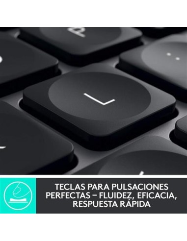 Teclado inalámbrico logitech mx keys bluetooth multisistema