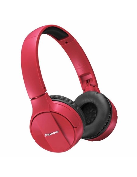 Auriculares inalámbricos pioneer se-mj553bt-r rojos