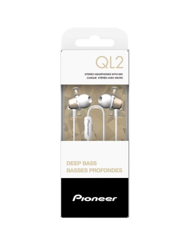 Auriculares Intrauditivos Pioneer SE-QL2T-G Dorado | kiwiku