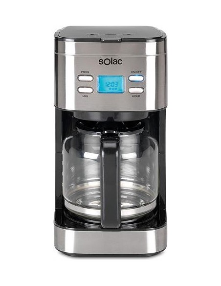 Comprar Cafetera Goteo Solac filtro Programable stillo Acero