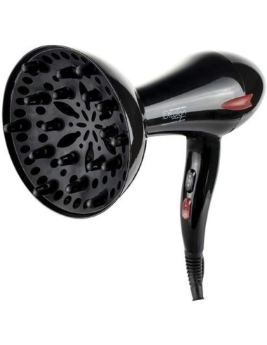 Italian Design Secador GTI 2600 Con difusor 2200W Negro