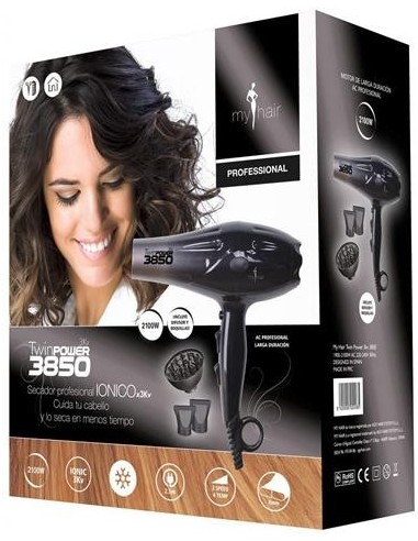 Ofertón My hair secador twin power 3kv 3850 gris metal 2100W