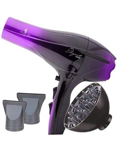 Ofertón My hair secador elegant ionic malva Morado 2000W