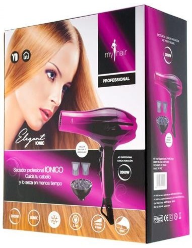 Mejor Precio en My hair secador elegant ionic rosa 2000W