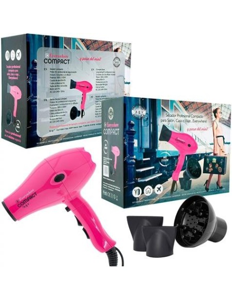 Mejor Precio en By agv secador everywhere compact rosa 2100W