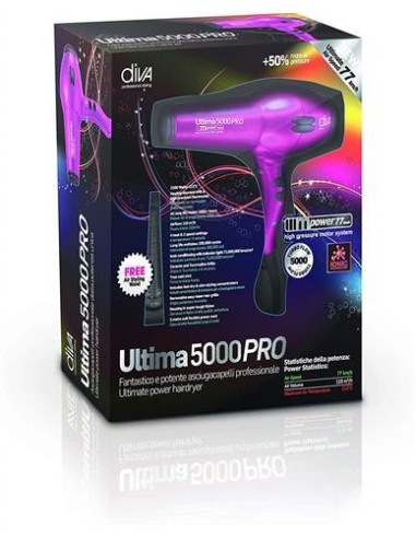 Oferta Diva Profesional Secador Ultima 5000 pro rosa 2000W
