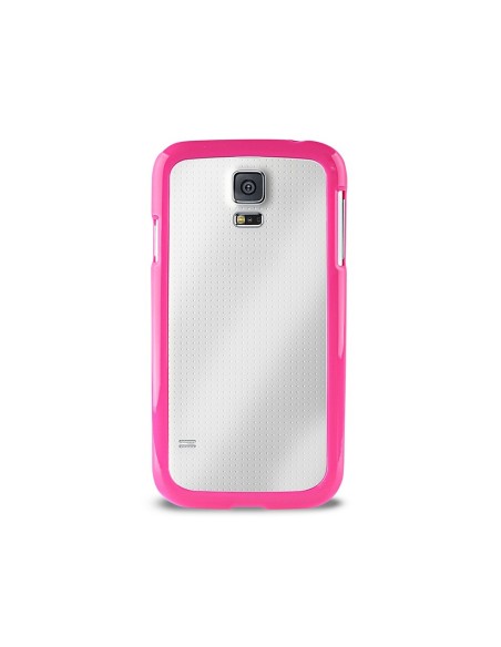 carcasa clear cover rosa samsung galaxy s5 puro