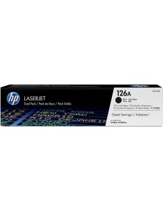 Oferta Toner Original HP Negro 126A Laserjet pack 2 unidades