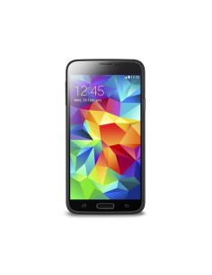 carcasa clear cover negra samsung galaxy s5 puro