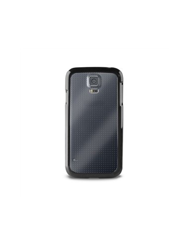 carcasa clear cover negra samsung galaxy s5 puro