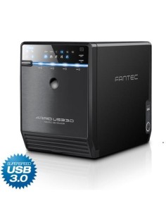 Ofertón Fantec Carcasa RAID para 4 discos duros QB-35US3R negro