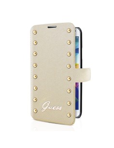 Funda booklet colección studded beige samsung galaxy s5 guess