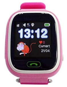 Reloj inteligente con localizador niños leotec kids way rosa 2