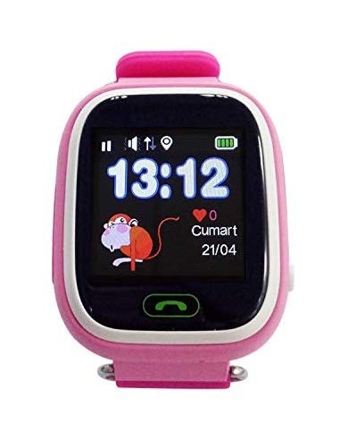 Reloj inteligente con localizador niños leotec kids way rosa