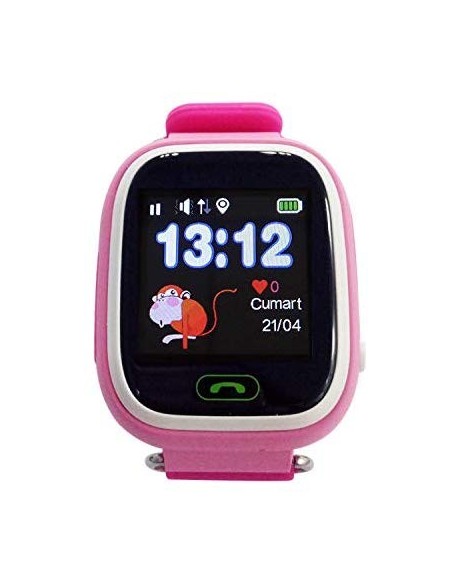 Reloj inteligente con localizador niños leotec kids way rosa